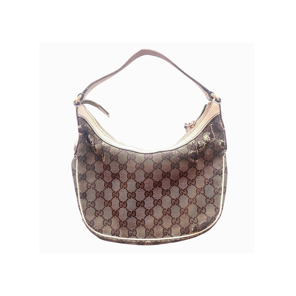 Vintage Gucci GG Canvas Hobo Shoulder Bag 54895/204990 REPAIR Upcycle Y2K